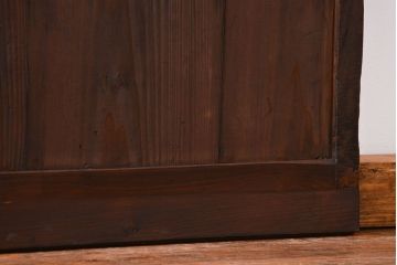 古民具・骨董 古いガラス格子戸2枚セット(和風建具)