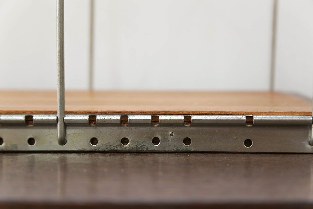 アンティーク雑貨　昭和レトロ レトロなワイヤー本立て