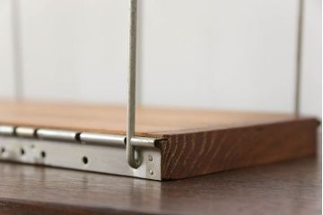 アンティーク雑貨　昭和レトロ レトロなワイヤー本立て