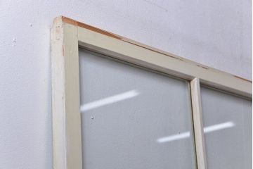 アンティーク ペンキのはげたガラス戸1枚(引き戸)
