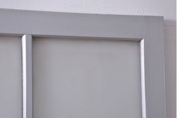 昭和レトロ 太い框組みの大きなガラス戸　2枚セット(引き戸)