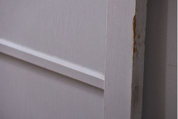 昭和レトロ 太い框組みの大きなガラス戸　2枚セット(引き戸)