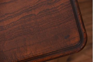 アンティーク家具　アンティーク 古い木の上質な引き出し付きサイドテーブル(机)