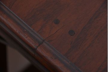 アンティーク家具　アンティーク 古い木の上質な引き出し付きサイドテーブル(机)