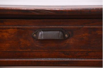 アンティーク家具　アンティーク 古い木の上質な引き出し付きサイドテーブル(机)