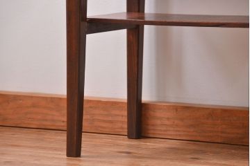 アンティーク家具　アンティーク 古い木の上質な引き出し付きサイドテーブル(机)