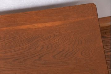 アンティーク雑貨　アンティーク 古いナラ材のレトロなサイドテーブル(センターテーブル)