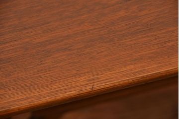 アンティーク雑貨　アンティーク 古いナラ材のレトロなサイドテーブル(センターテーブル)