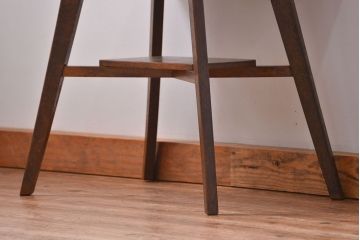 アンティーク雑貨　アンティーク 古いナラ材のレトロなサイドテーブル(センターテーブル)