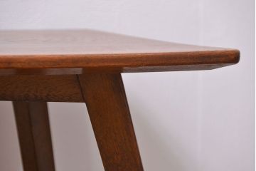 アンティーク雑貨　アンティーク 古いナラ材のレトロなサイドテーブル(センターテーブル)