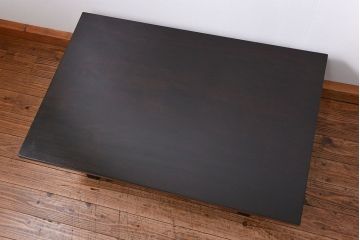 中古　北海道民芸家具　折り畳み式テーブル(机、座卓)