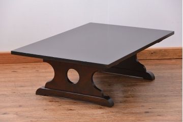 中古　北海道民芸家具　折り畳み式テーブル(机、座卓)