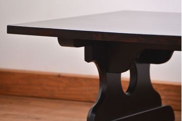 中古　北海道民芸家具　折り畳み式テーブル(机、座卓)