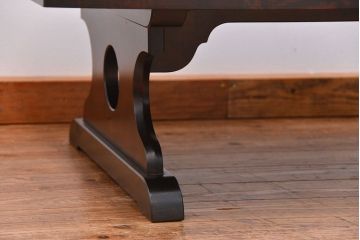 中古　北海道民芸家具　折り畳み式テーブル(机、座卓)