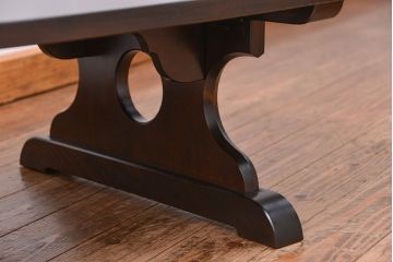 中古　北海道民芸家具　折り畳み式テーブル(机、座卓)