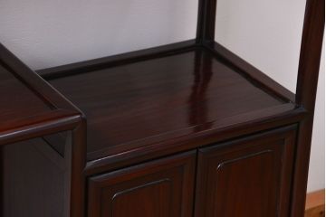 アンティーク家具　古民具・骨董 時代物!紫檀製の上品な飾り棚(茶棚)