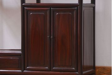 アンティーク家具　古民具・骨董 時代物!紫檀製の上品な飾り棚(茶棚)