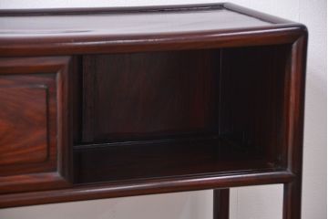 アンティーク家具　古民具・骨董 時代物!紫檀製の上品な飾り棚(茶棚)