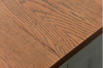 アンティーク家具　アンティークペイント　四杯引き出しサイドテーブル(袖机)