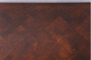 アンティーク家具　フランスアンティーク 寄木細工天板!ドローリーフテーブル(エクステンションテーブル)