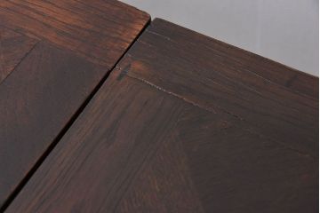 アンティーク家具　フランスアンティーク 寄木細工天板!ドローリーフテーブル(エクステンションテーブル)