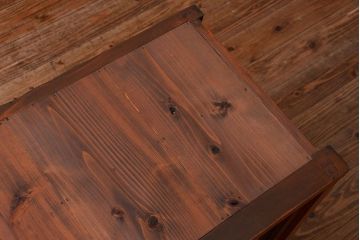 アンティーク家具　アンティーク 三面ガラスの美しい二段重ね収納棚(ガラスケース、ショーケース、飾り棚)