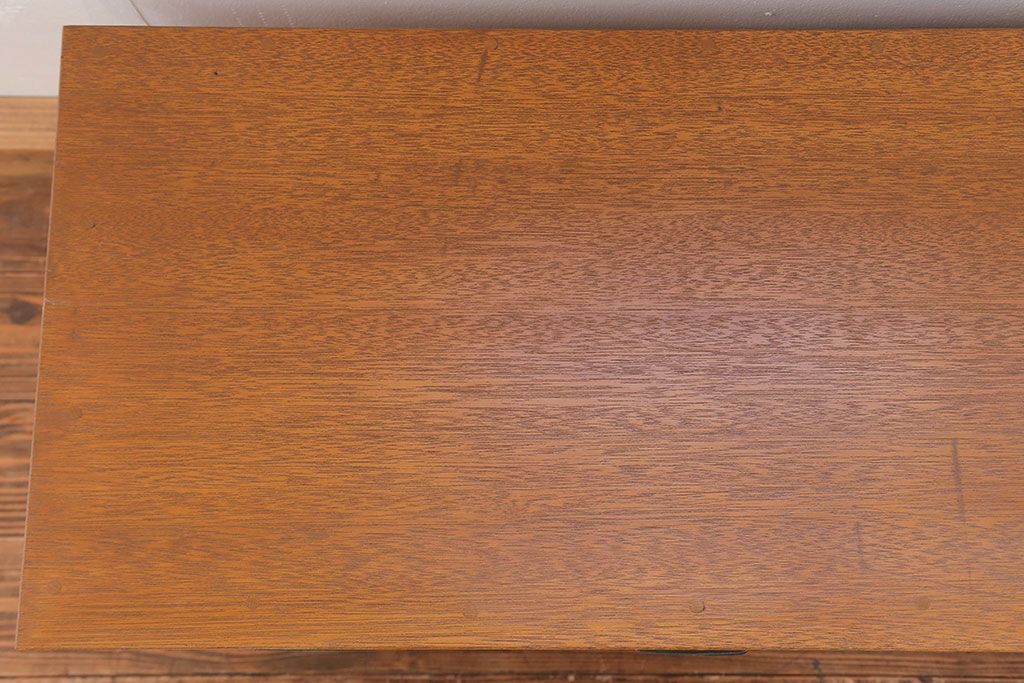 レトロ家具　昭和レトロ 五杯引き出しのアンティークローチェスト(ローボード)