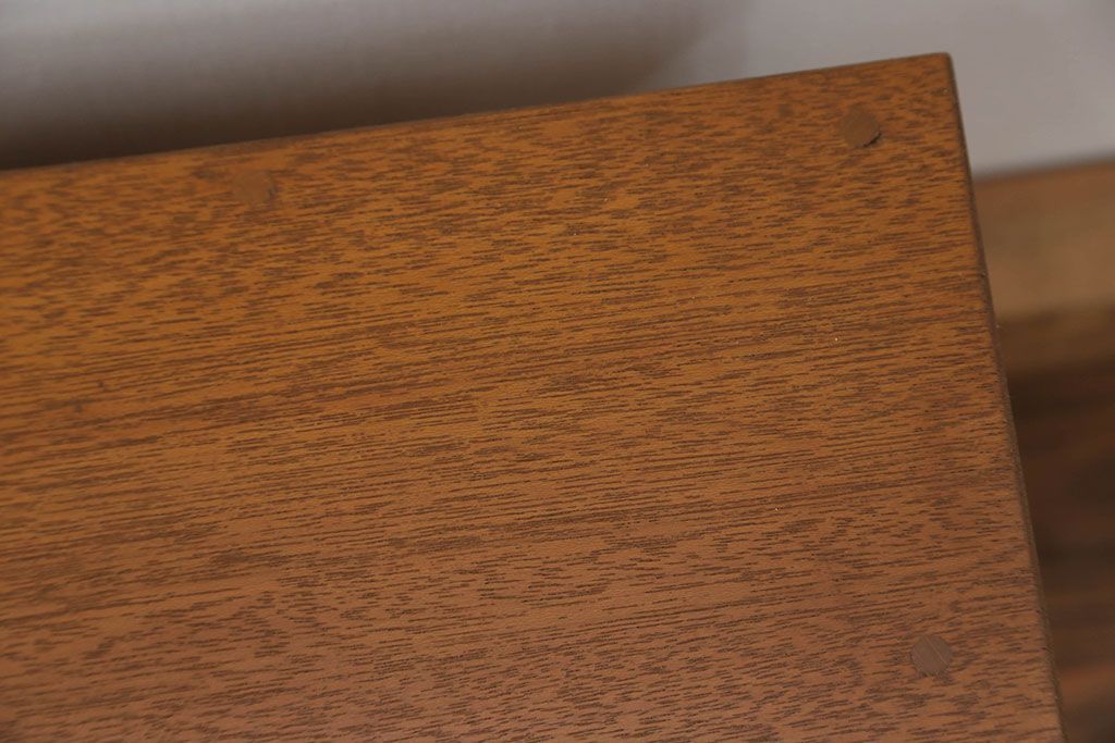 レトロ家具　昭和レトロ 五杯引き出しのアンティークローチェスト(ローボード)