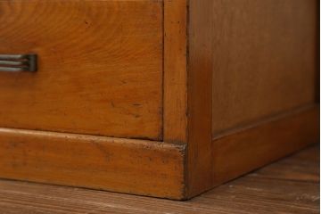 レトロ家具　昭和レトロ 五杯引き出しのアンティークローチェスト(ローボード)