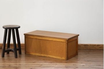 レトロ家具　昭和レトロ 五杯引き出しのアンティークローチェスト(ローボード)