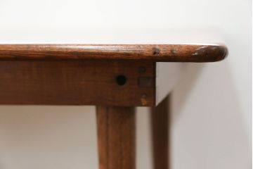 アンティーク家具　アンティーク 古い栓材!キレイなセンターテーブル (机)