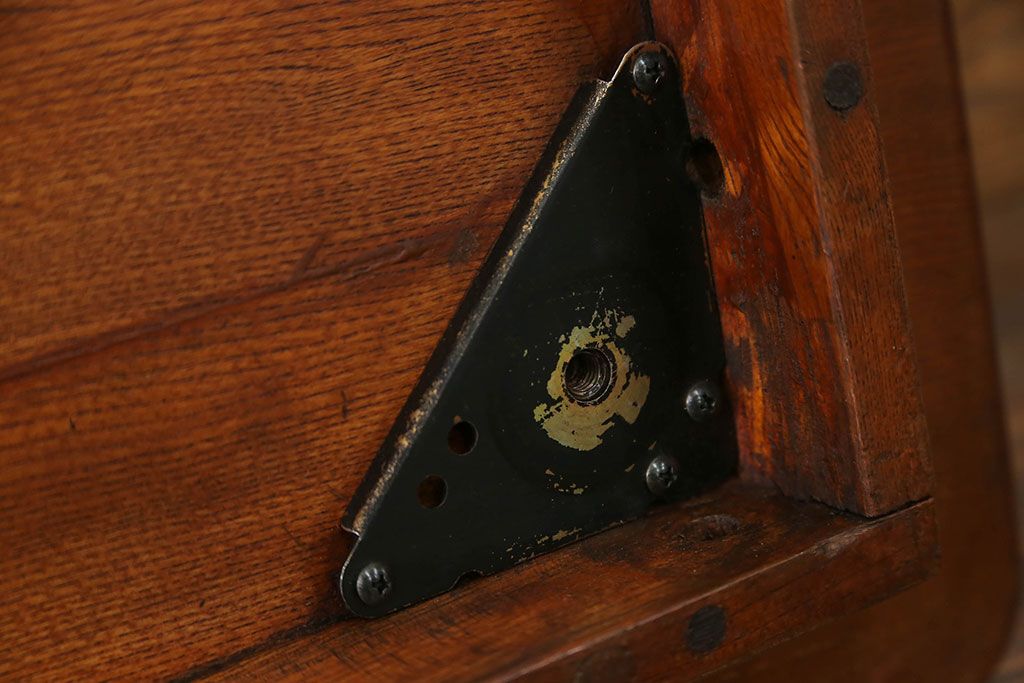 アンティーク家具　アンティーク 古い栓材!キレイなセンターテーブル (机)