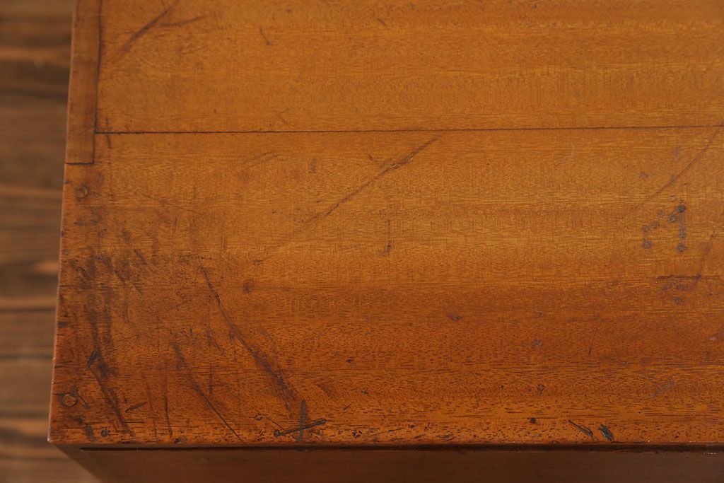 レトロ家具　昭和レトロ シンプルで小さなチェスト(小引き出し)