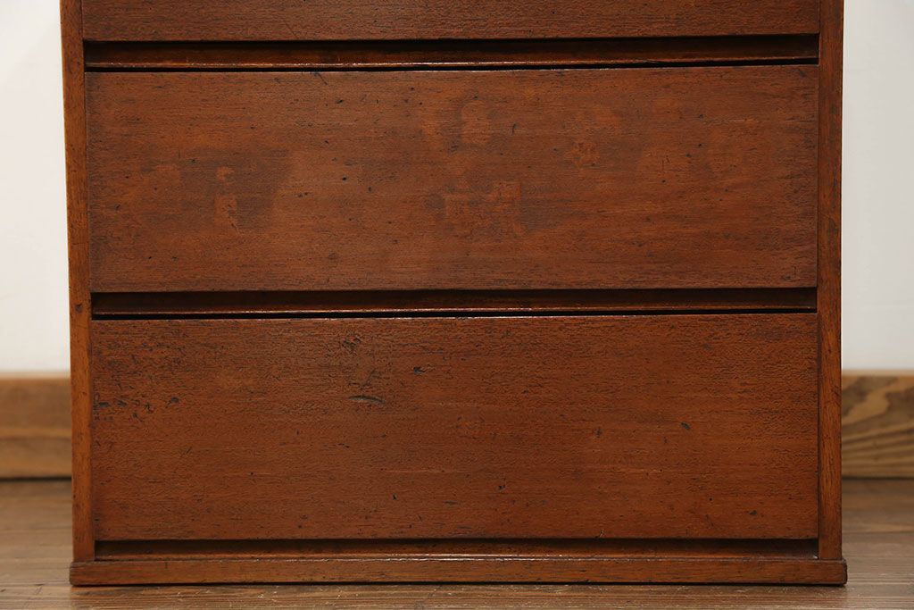 レトロ家具　昭和レトロ シンプルで小さなチェスト(小引き出し)