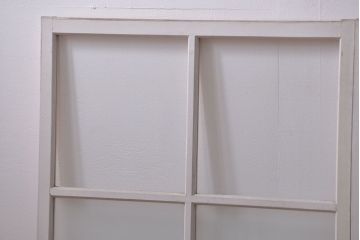 アンティーク ペンキのはげたかわいいガラス窓2枚セット(2) (ガラス戸、引き戸)