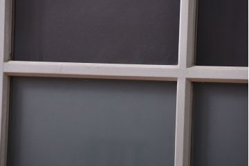 アンティーク ペンキのはげたかわいいガラス窓2枚セット(2) (ガラス戸、引き戸)