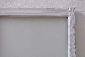 アンティーク ペンキのはげたかわいいガラス窓2枚セット(3) (ガラス戸、引き戸)