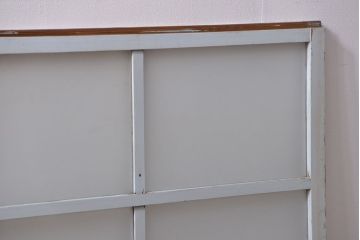 アンティーク ペンキのはげたかわいいガラス窓2枚セット(3) (ガラス戸、引き戸)