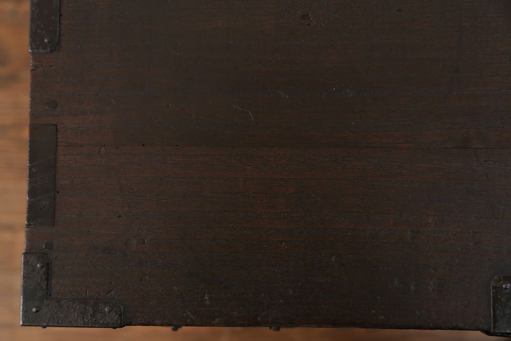 アンティーク家具　古民具・骨董 厚手金具の上質な小箪笥
