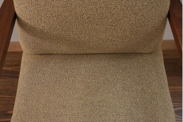 レトロ家具　昭和レトロ かわいいデザインのアンティークアームチェア(2)(ソファ、椅子、イス)