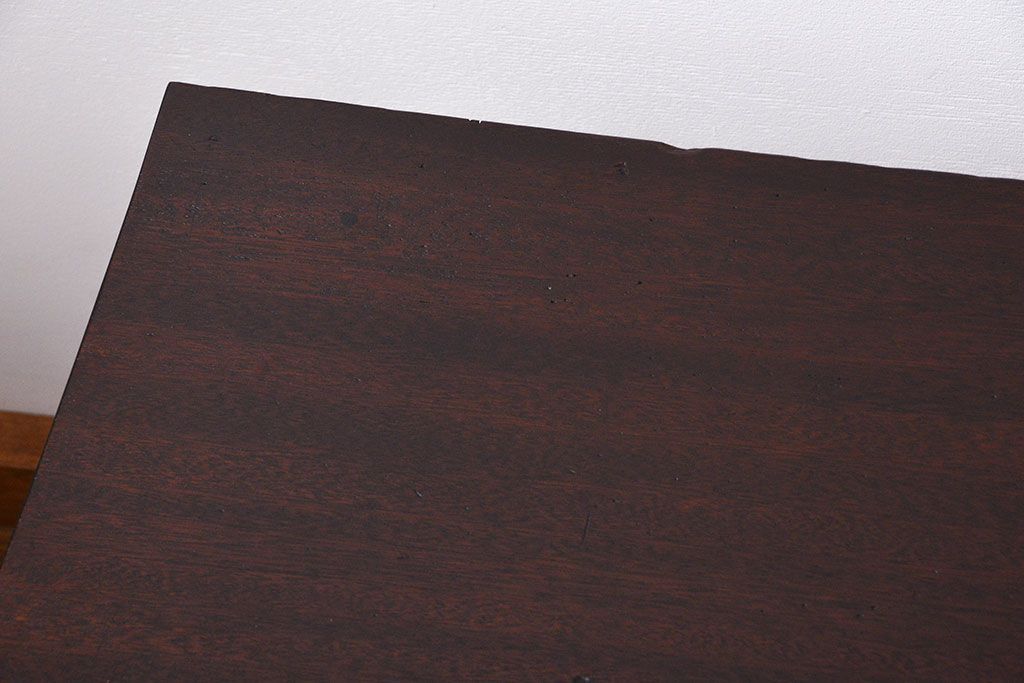 レトロ家具　昭和レトロ シンプルなダイニングテーブル(机、作業台)