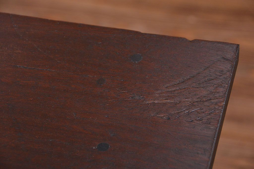 レトロ家具　昭和レトロ シンプルなダイニングテーブル(机、作業台)