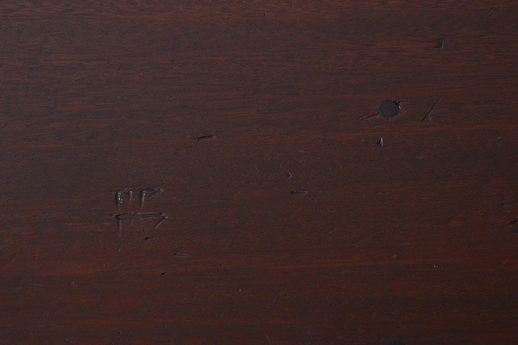 レトロ家具　昭和レトロ シンプルなダイニングテーブル(机、作業台)