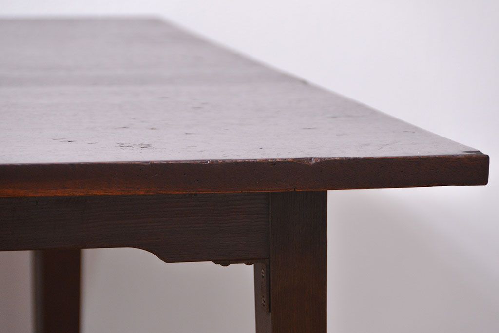 レトロ家具　昭和レトロ シンプルなダイニングテーブル(机、作業台)