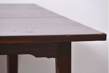 レトロ家具　昭和レトロ シンプルなダイニングテーブル(机、作業台)