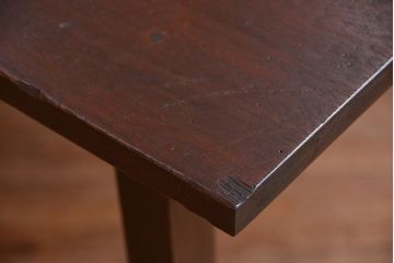 レトロ家具　昭和レトロ シンプルなダイニングテーブル(机、作業台)