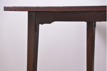 レトロ家具　昭和レトロ シンプルなダイニングテーブル(机、作業台)