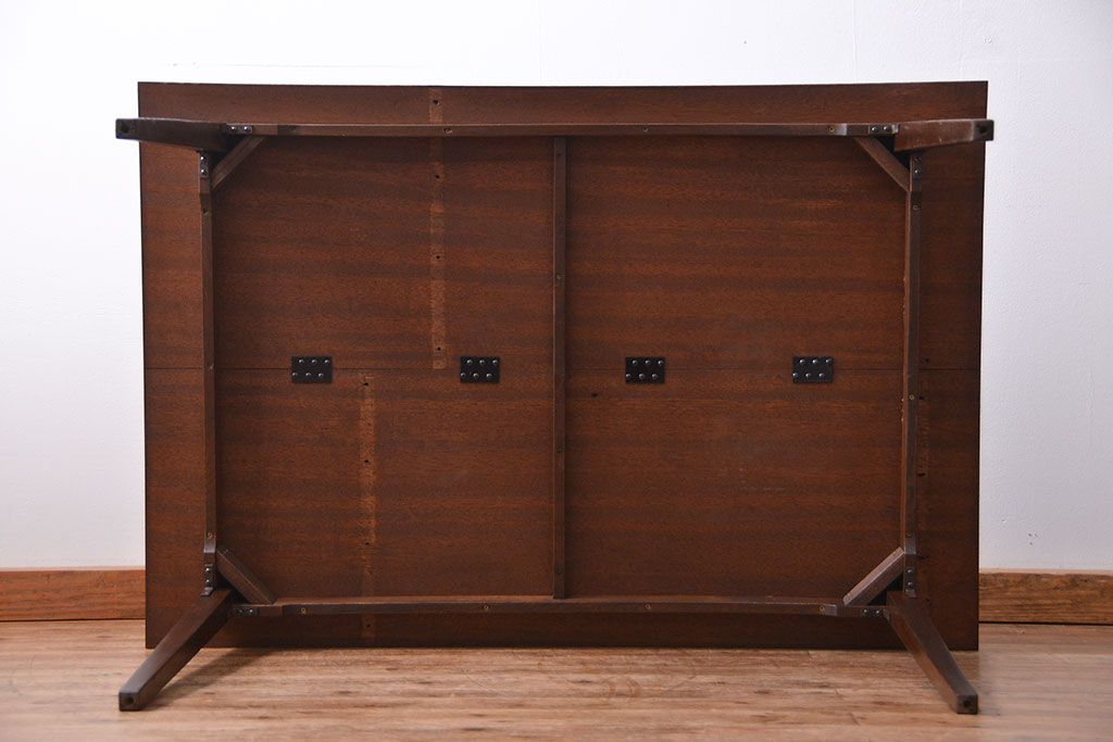 レトロ家具　昭和レトロ シンプルなダイニングテーブル(机、作業台)