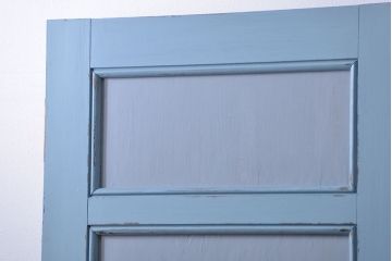 アンティークペイント 背の高い上質な両開きドア1対 (扉)