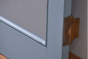 アンティークペイント 背の高い上質な両開きドア1対 (扉)